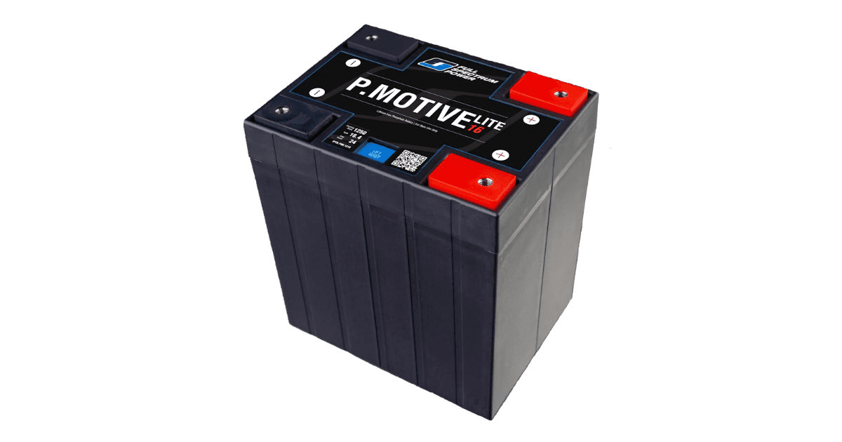 P.MotiveLite 16V 1250 CA 16 Volt Lithium Racing Battery - IPT6.PML1216 -  HCR Innovations