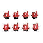 MSD 8289-8 IGNITION COIL - SMART - 8-PACK - RED