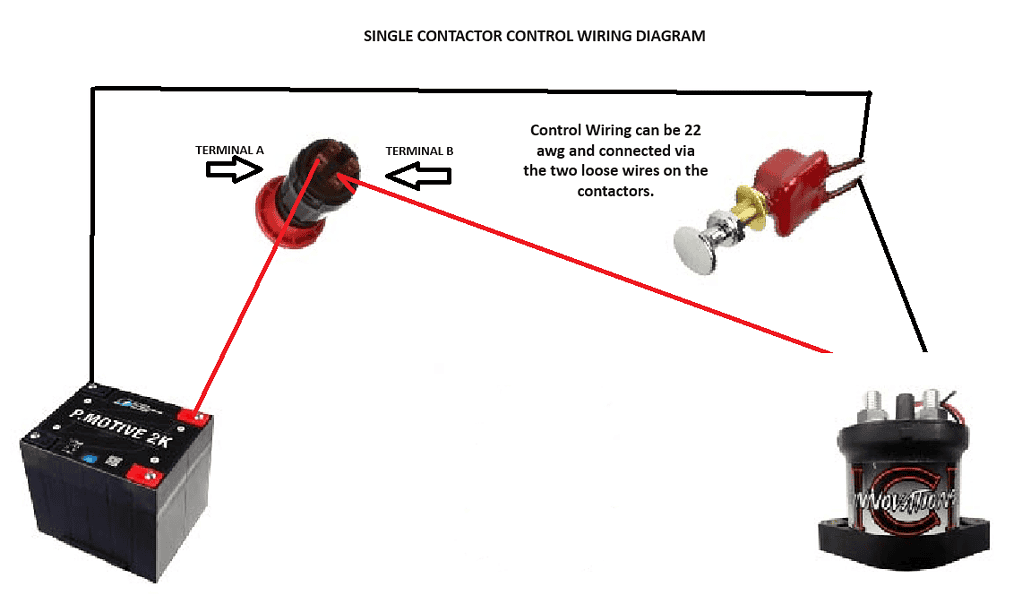 Battery Disconnect, Single Contactor