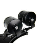 Operator Series Dual Billet Cup Holder Attachment for Front Exit Cable Shifter bottom view